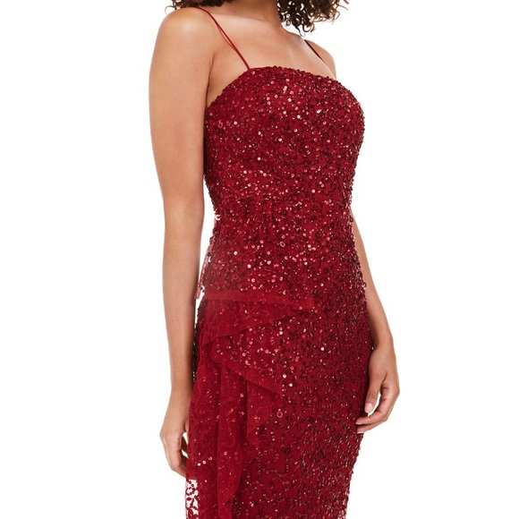 Adrianna Papell Beaded Column Dress Sz:8 Adrianna Papell Beaded Column Dress Sz:8